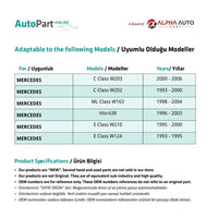 Valvola Riduzione Pressione Olio Carter Motore Mercedes Classe C