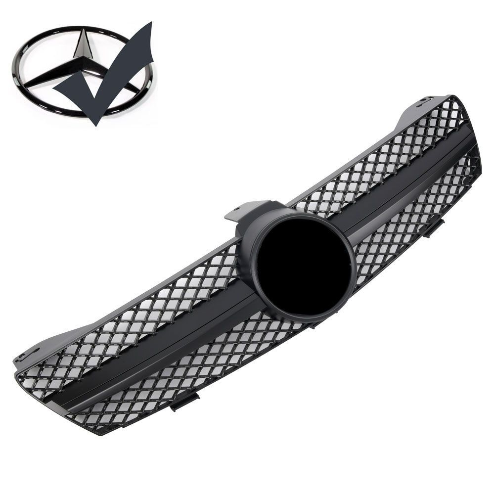 Griglia griglia sportiva per Mercedes W219 CLS 2004-2008 nero opaco AMG LOOK
