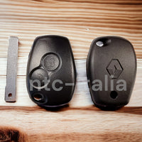 Guscio Scocca Chiave 2Tasti LAMA Piatta per Renault Clio 2 3 MODUS Twingo Kangoo