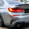 DIFFUSORE +2 TERMINALI INOX *Look M3* per BMW Serie 3 G20/G80M Performance