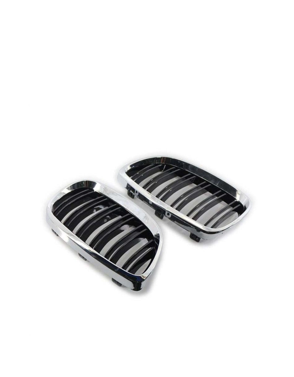 per Serie 3 E92 E93 06-10 Griglia Radiatore Nero Croamto