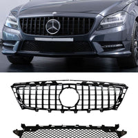 per Mercedes CLS W218 11-14 Griglia Radiatore Panamericana Nero