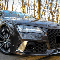 Paraurti anteriore per gancio di traino per Audi A7 4G (2010-2018) Design RS7