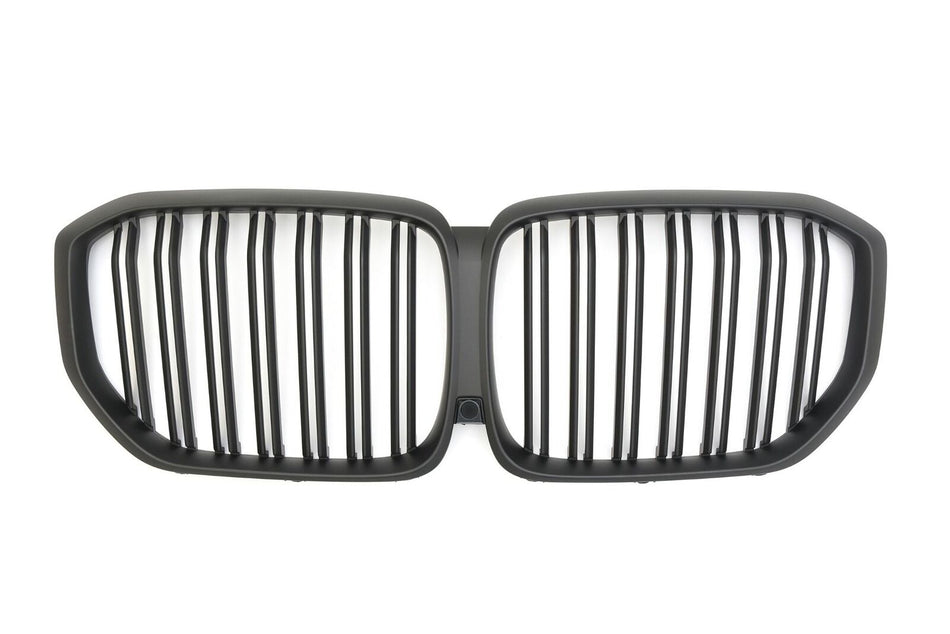 per BMW X5 G05 GRIGLIA DEL RADIATORE DOPPIO PONTE NERO OPACO 2018-2023