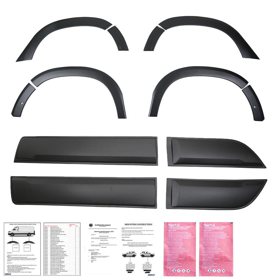Bodykit Carrozzeria Pacchetto Sportivo per DACIA Duster Serie 2 2018+ Parkassist (senza marcature Duste