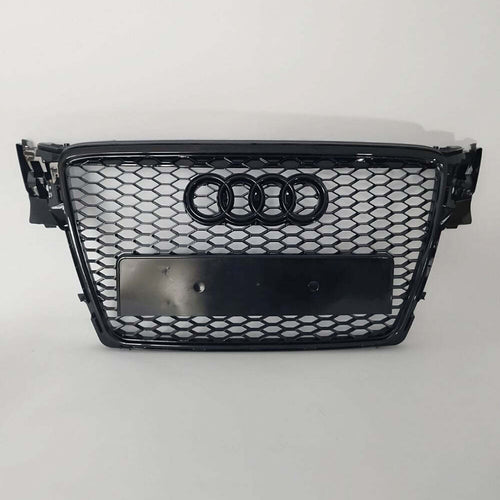 per AUDI A4 B8 8K 2007-2011 Griglia Anteriore RS4 Nero Lucido