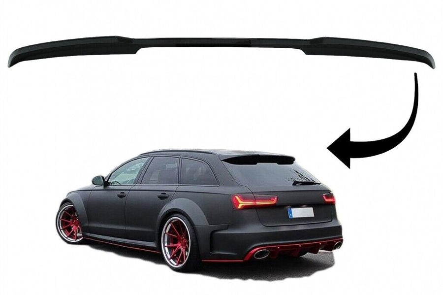Spoiler sul tetto per Audi A6 Avant Facelift 4G C7 (2015-2018) Piano Black