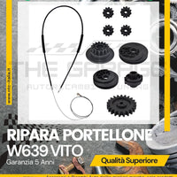 Kit Riparazione Porta Scorrevole Destra Laterale per Mercedes Viano Vito W639