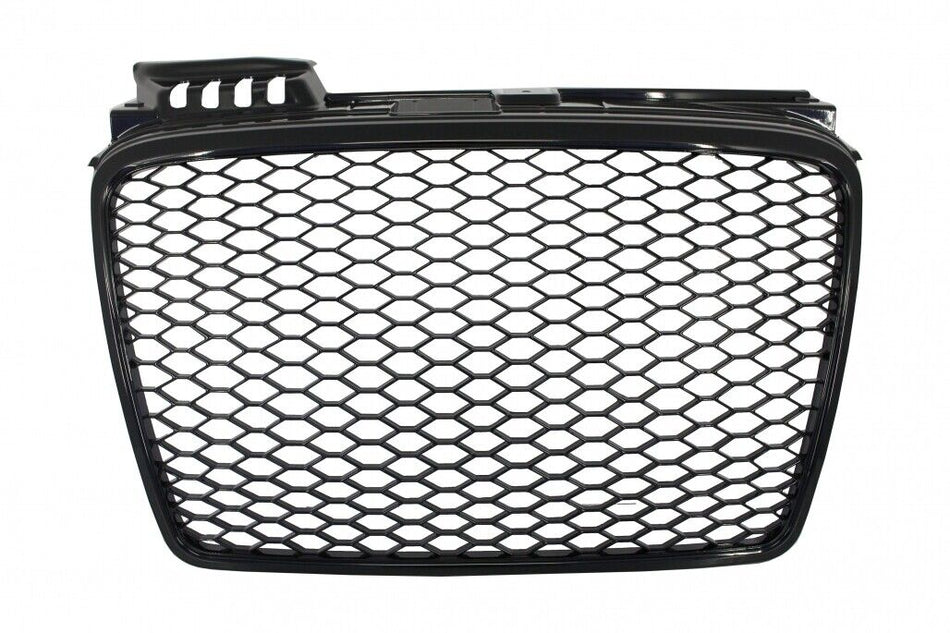Griglia anteriore senza badge per Audi A4 B7 (2004-2008) RS4 Piano Black
