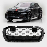 per AUDI Q8 2018-2020 Griglia Anteriore Sport RSQ8 Design Nero
