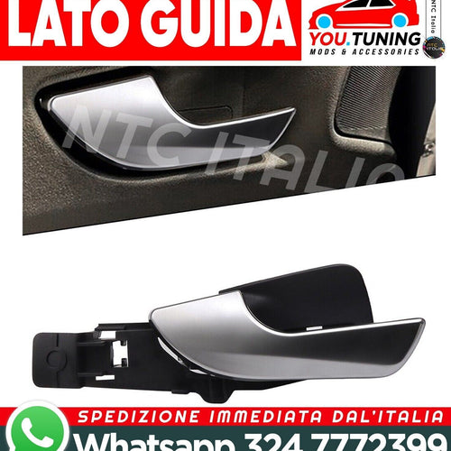 ALFA ROMEO GIULIETTA MANIGLIA INTERNA ANTERIORE SX LATO GUIDATORE CROMATA✅
