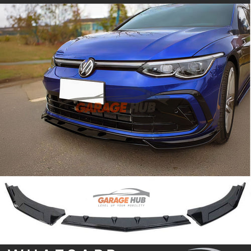 Lama Frontale per VW GOLF 8 R-Line / Standard Mod EVO-X Sotto paraurti Anteriore