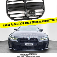 ⭐GRIGLIA M4 SPORTIVA PANAMERICA per BMW SERIE 4 G26 GRAN COUPE NERO LUCIDO