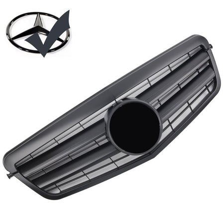 Griglia sportiva per Mercedes W212 S212 E FINO AL 2013 nero opaco AMG LOOK