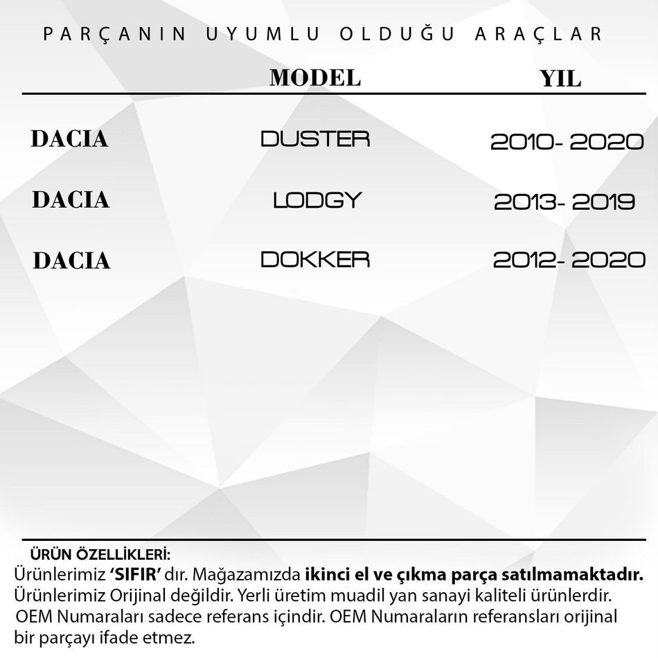 Pin di fissaggio radiatore Dacia Duster Lodgy Dokker