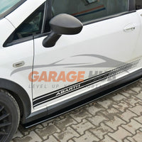 Sotto MINIGONNE NERO LUCIDO per AUDI A1, TT, GOLF 4 5 6 7, Peugeot 206 207