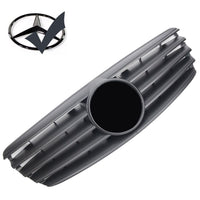 Griglia sportiva per Mercedes W211 S211 E FINO AL 2006 nero opaco AMG LOOK