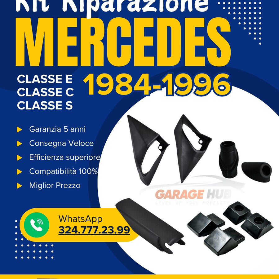 Kit COMPLETO 9 pezzi Riparazione, Revisione per Mercedes Classe E S C dal 1986