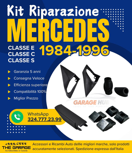 Kit COMPLETO 9 pezzi Riparazione, Revisione per Mercedes Classe E S C dal 1986