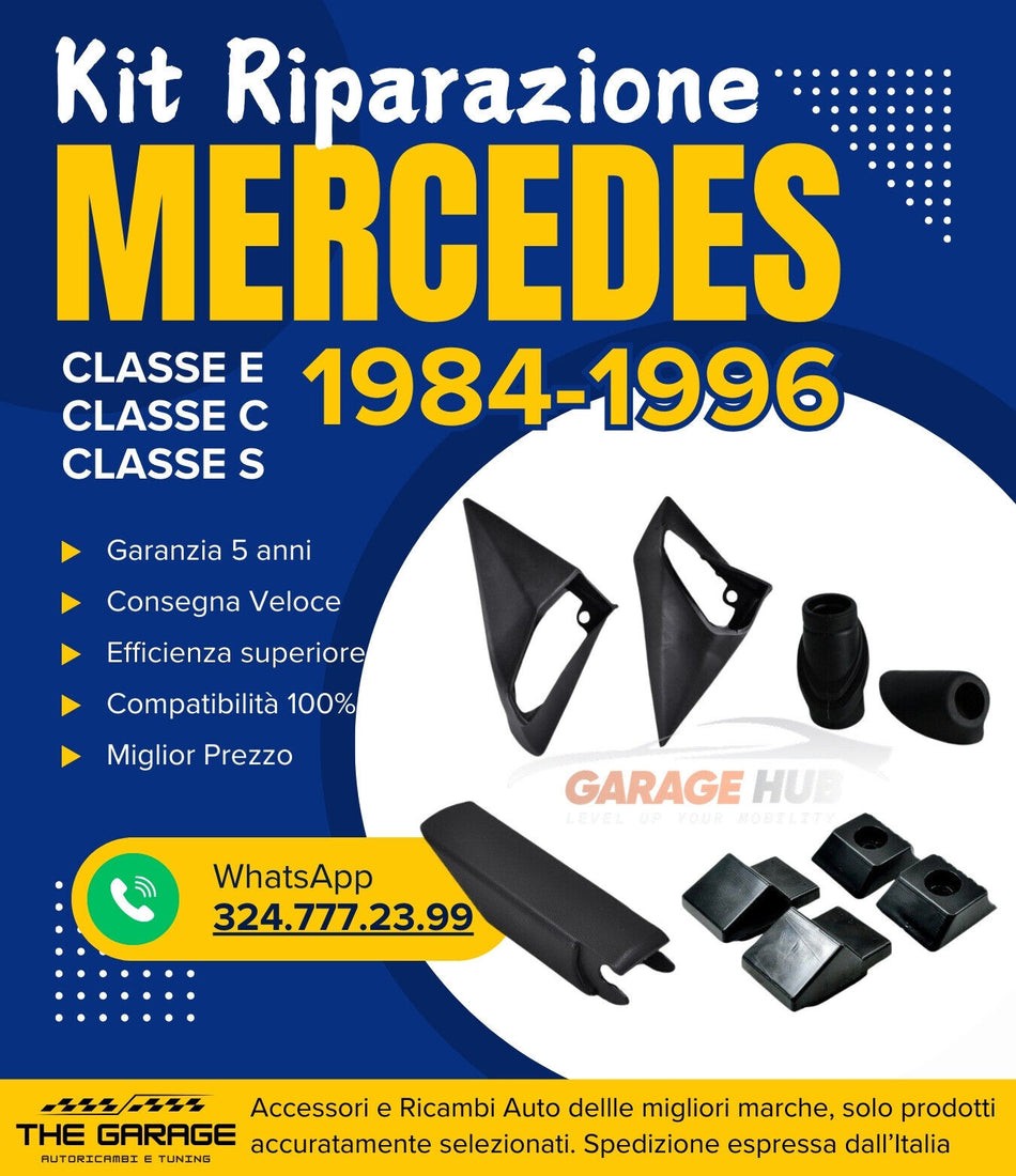 Kit COMPLETO 9 pezzi Riparazione, Revisione per Mercedes Classe E S C dal 1986