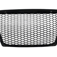Griglia anteriore senza badge per Audi A4 B8 (2007-2012) RS Design Piano Black