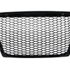 Griglia anteriore senza badge per Audi A4 B8 (2007-2012) RS Design Piano Black