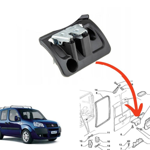 Serratura Cofano Posteriore Portellone Bagagliaio Fiat Doblo 119 223 dal 2001