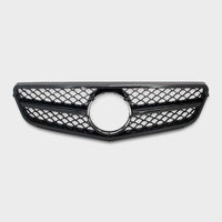 per Mercedes Classe C W204 S204 2007-2014 Griglia Anteriore Nera