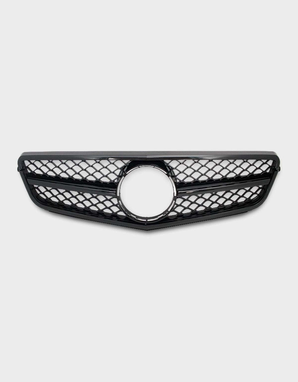 per Mercedes Classe C W204 S204 2007-2014 Griglia Anteriore Nera