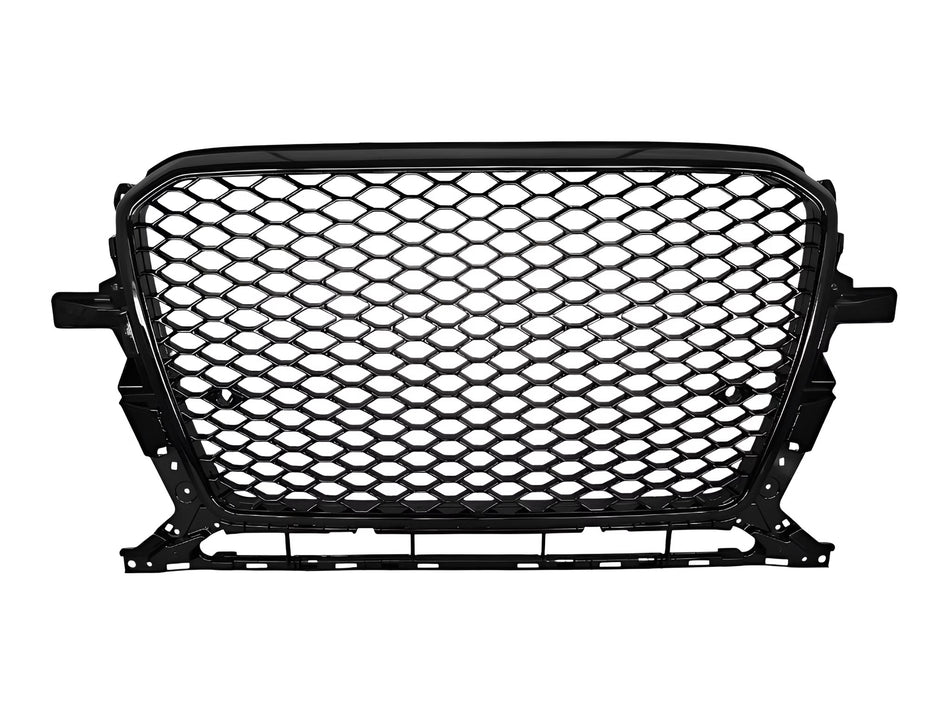 Griglia Radiatore Stile RSQ5 per Audi Q5 8R (2009 - 2016) Nero Lucido