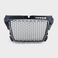 per AUDI A3 8P 8PA 2008-2012 Griglia in Ottica RS3 Nero a Nido D'ape