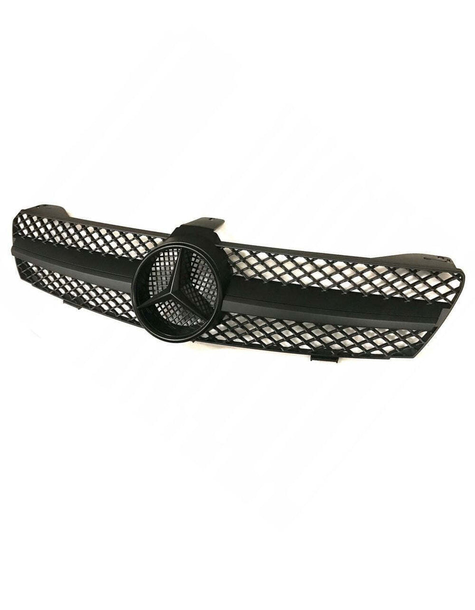 per Mercedes CLS W219 2004-2008 Griglia Radiatore Nero Opaco AMG