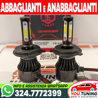 2x Lampadine LED H4 H11 H8 H7 H9 Abbaglianti⭐Anabaglianti 24000LM☀️MEGA LUMINOSI