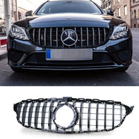 per Mercedes C205 Coupe 18-21 Griglia Anteriore Panamericana AMG
