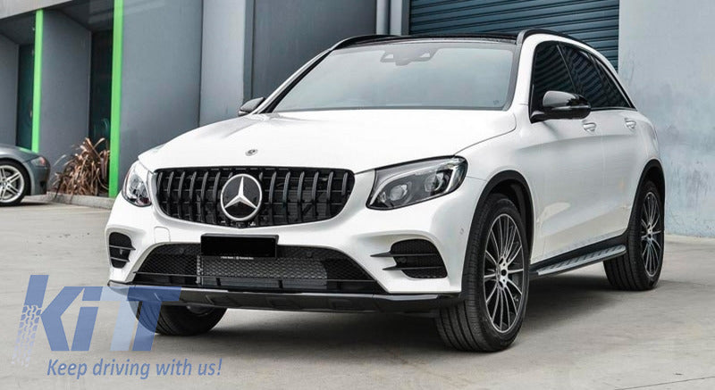 Griglia anteriore centrale per Mercedes GLC X253 C253 (2015-2018) GT R – vista 8