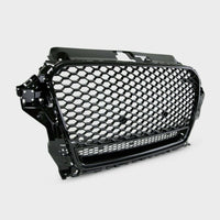per AUDI A3 8V 2012-2016 Griglia RS Look a Nido D'ape Nero PDC
