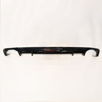 DIFFUSORE *RS-5 LOOK* per AUDI A5 dal 2017 per paraurti SLINE NERO LUCIDO ABS