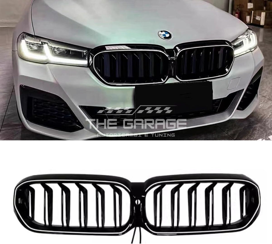 GRIGLIA a LED Bianco Ghiaccio per BMW SERIE 3 G20 (2023-2025) + kit cablaggi