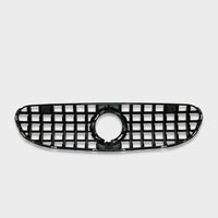 per Mercedes GLC X253 C253 2019-2022 Griglia Anteriore Nera AMG Look