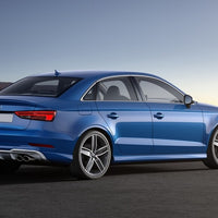 DIFFUSORE RS3 LOOK per Audi A3 8V BERLINA dal 2016-2019 (SOLO PER S-LINE) Silver