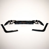 DIFFUSORE +2 TERMINALI INOX *Look M3* per BMW Serie 3 G20/G80M Performance