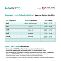 Ingranaggio Specchio Retrovisore Esterno GMC Yukon/Yukon XL