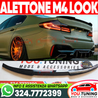 ALETTONE COFANO SPOILER ⭐POSTERIORE BMW SERIE 5 G30 LOOK *M4*