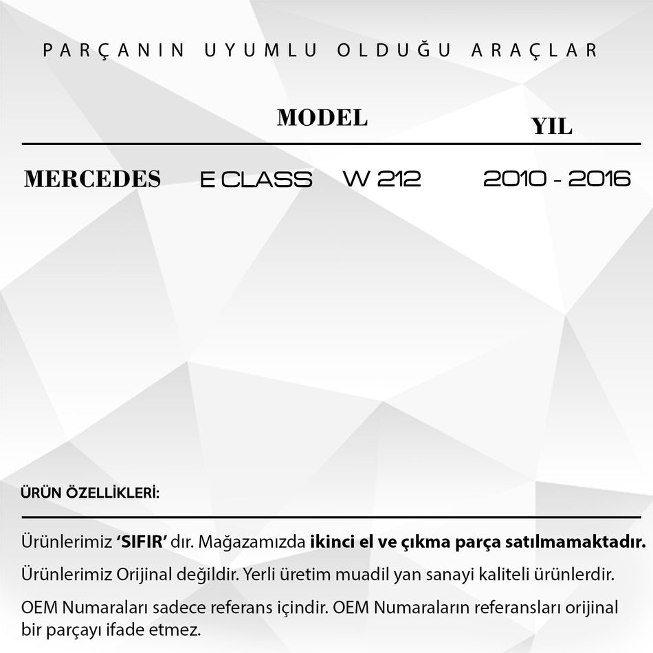 Custodia Telecomando 3 Pulsanti Triangolare Mercedes Classe C W212