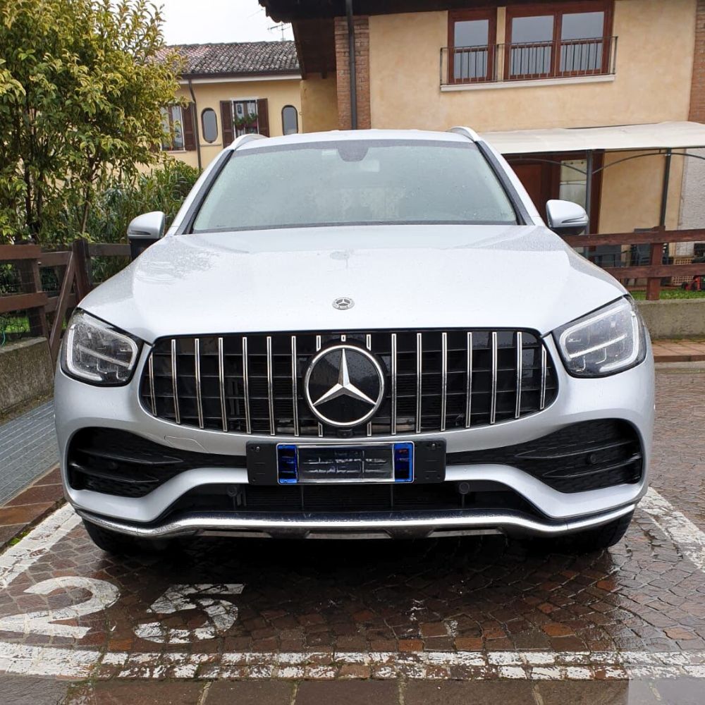 per Mercedes GLC W253 2019-2022 Griglia Radiatore GT AMG 63 Look – vista 2