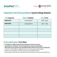 Copri-barre tetto 4 pezzi Mercedes Classe E W212 W213