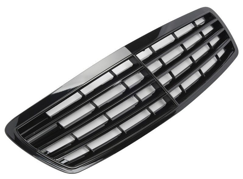 Griglia griglia sportiva per Mercedes W211 S211 E 2002-2006 nero lucido AMG LOOK