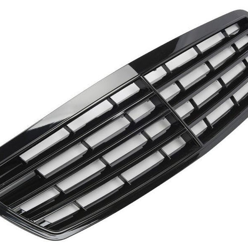 Griglia griglia sportiva per Mercedes W211 S211 E 2002-2006 nero lucido AMG LOOK