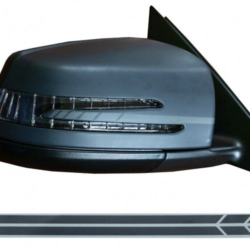 Adesivo Specchio Grigio Scuro per MERCEDES Coupe C238 A B C E Classe S CLA GLA C
