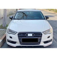 Copri Calotte Specchietti SPORT *Look S3* per Audi A3 8V 2012-2019  Nero Lucido